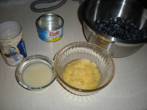 Blueberry Pineapple Piña Colada Pie Pie